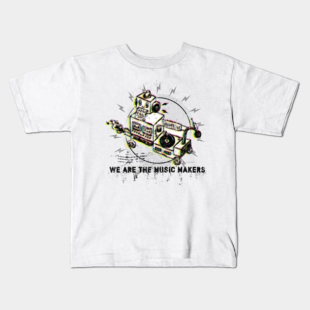 Sonik Machine Kids T-Shirt by hypokondriak